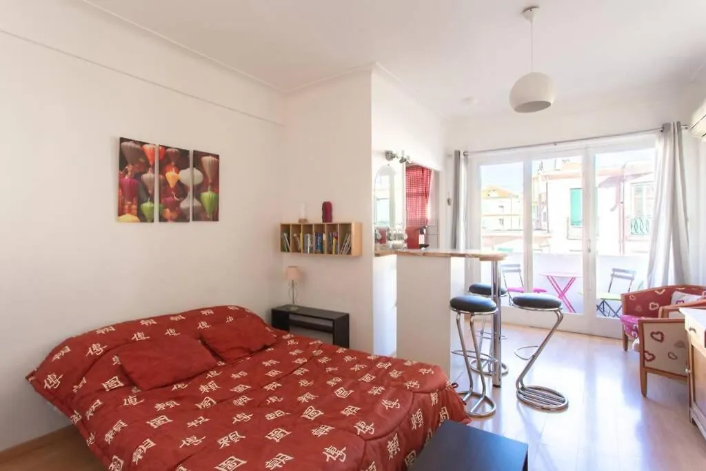 Appartement Nice Center - Bright Studio Balcony Wifi & Aircon